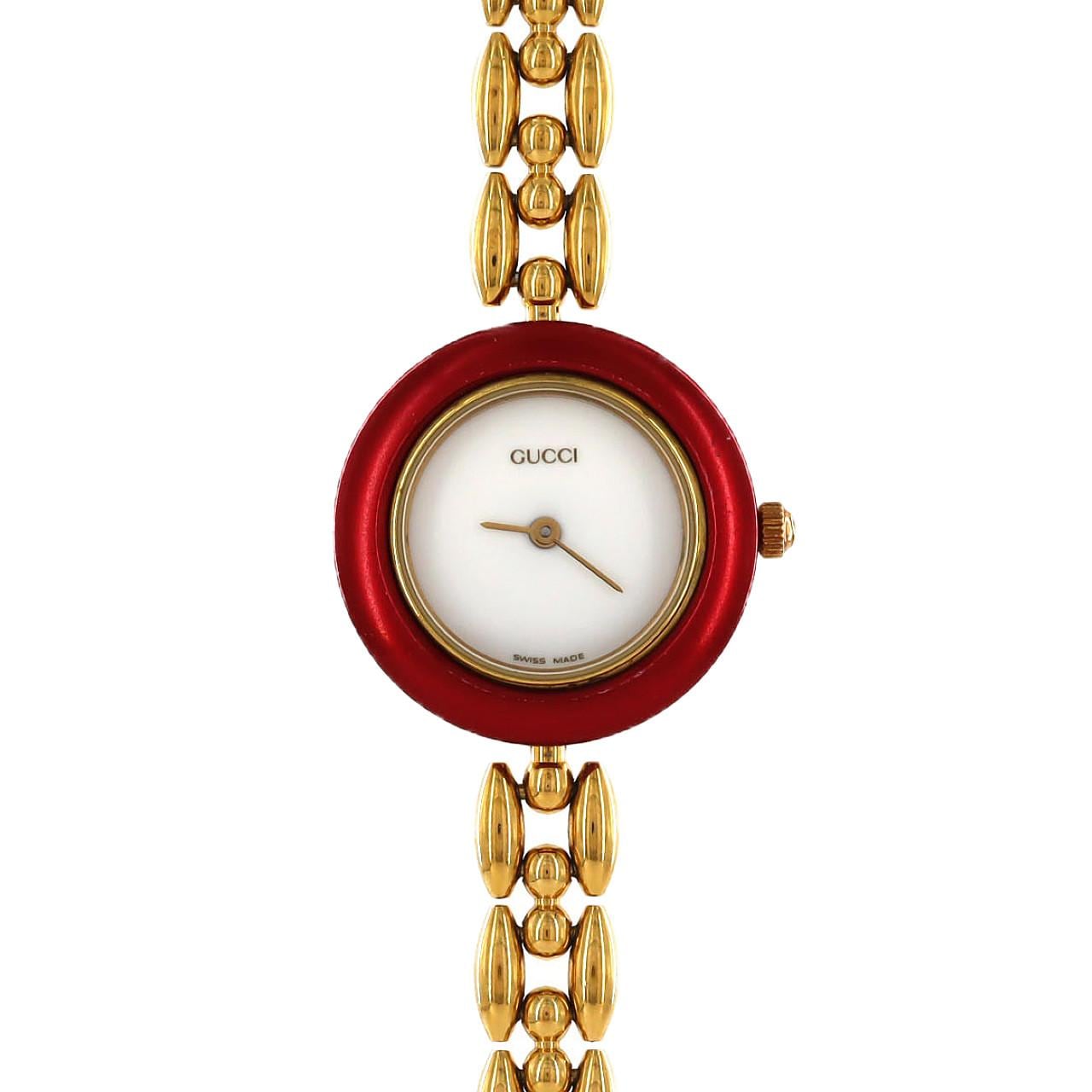 [No Maintenance Rebate Price] Gucci Change Ring GP M Size 11/12.2 GP Quartz