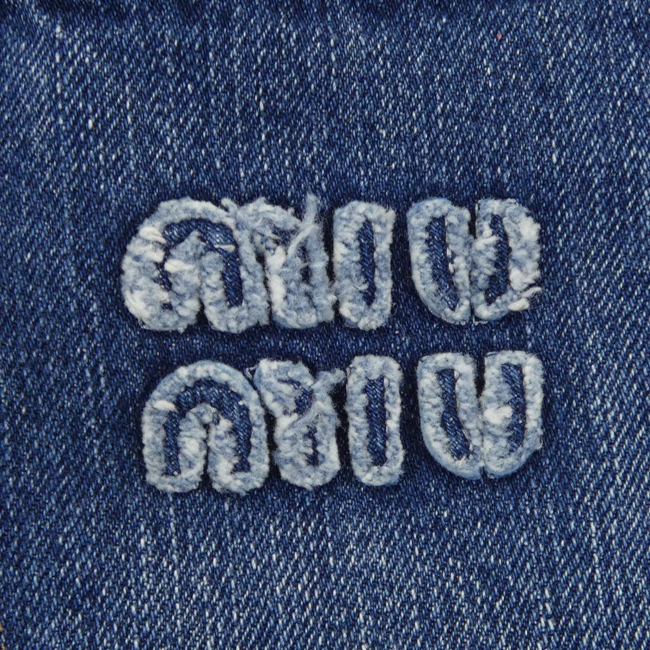 ミュウミュウ MIU MIU 5ポケット MIUMIUロゴ GWP435 SOOO 10BF ジーンズ