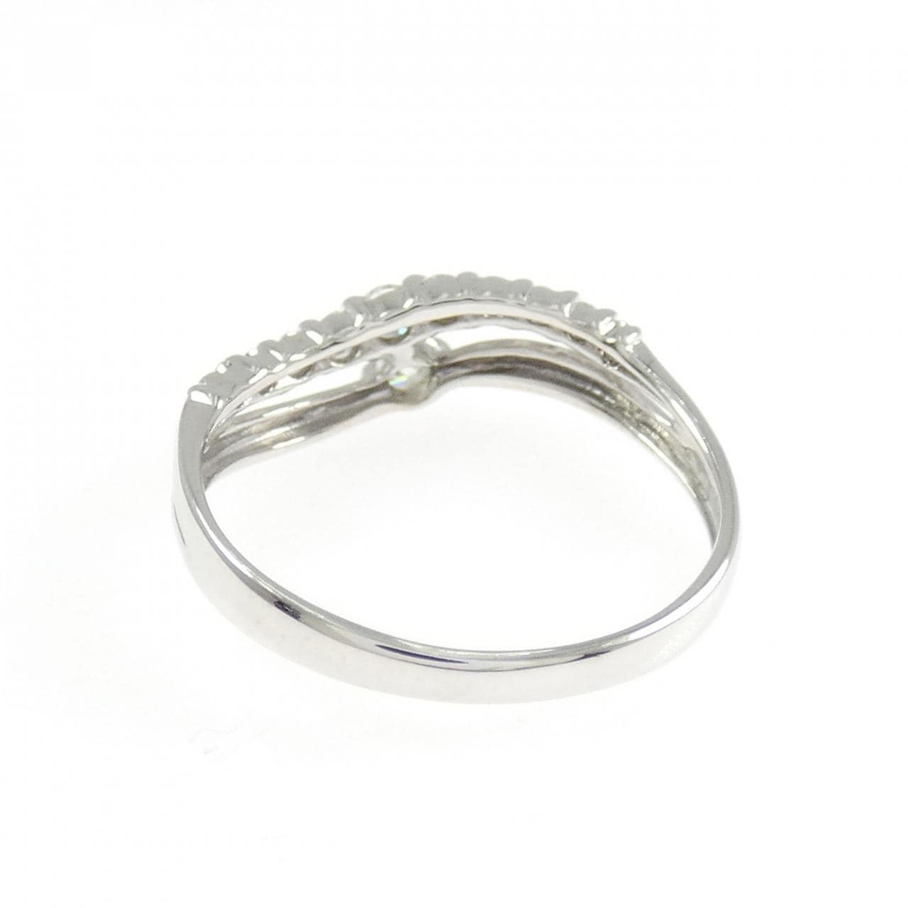 K10WG ダイヤモンド リング 0.28CT