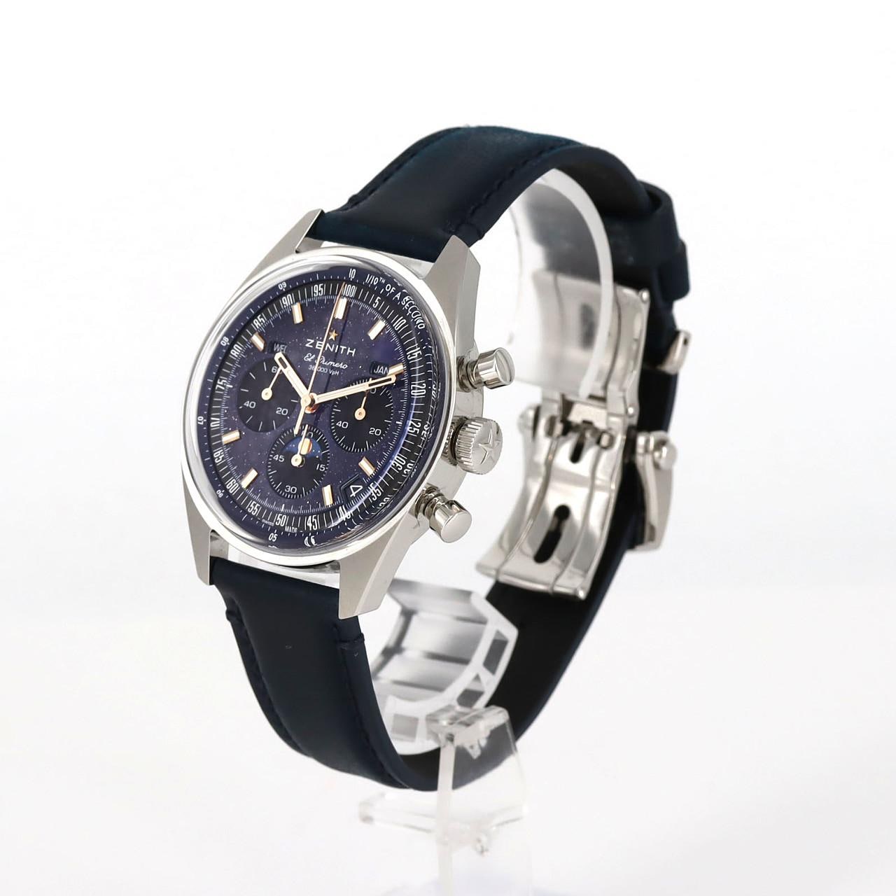 ゼニス クロノマスターオリジナルトリプルカレンダーアベンチュリン LTD 03.3402.3610/53.C917 SS 自動巻