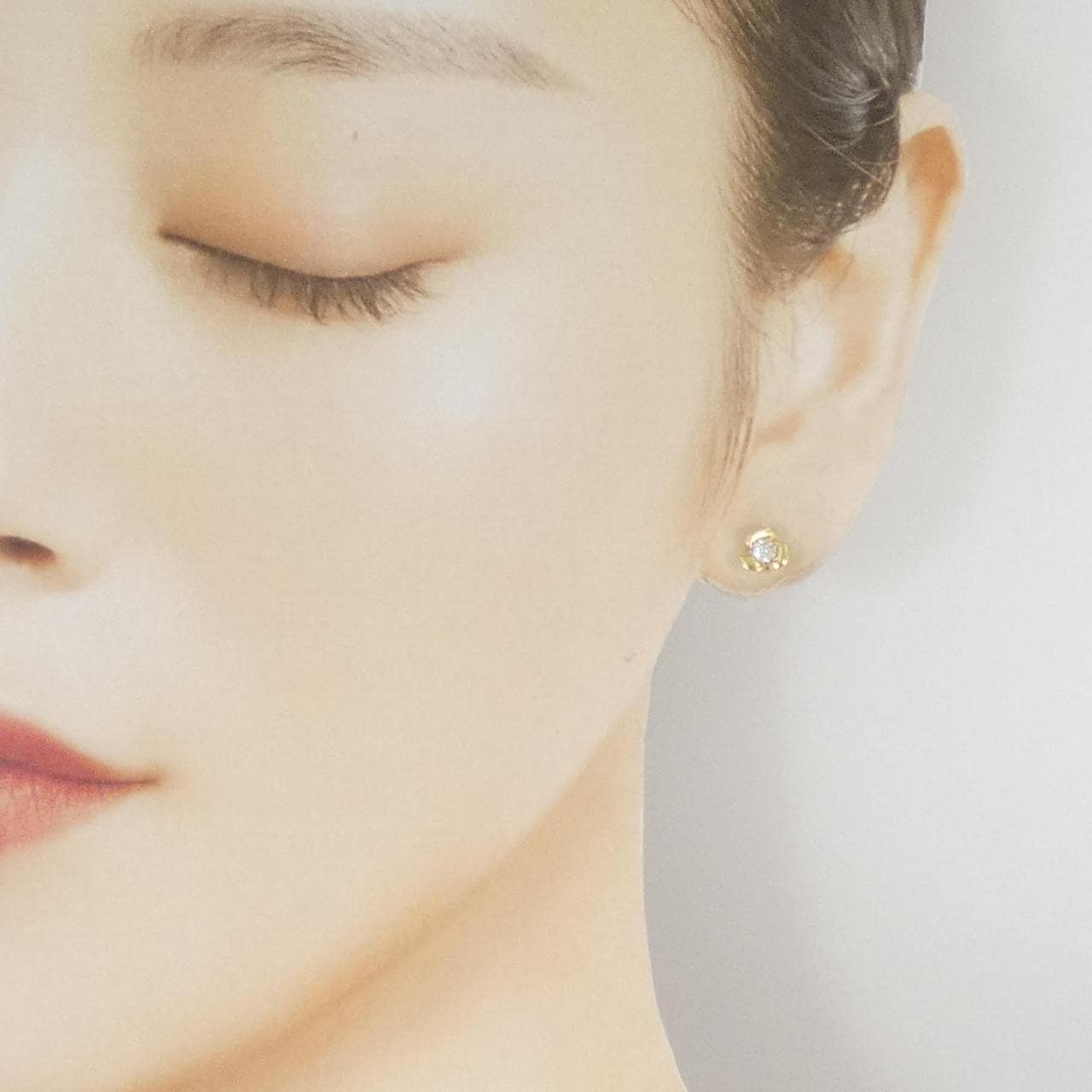 K18YG ダイヤモンド ピアス 0.20CT