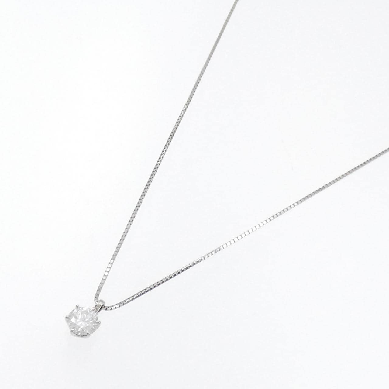 【新品】PT ダイヤモンド ネックレス 0.427CT D SI2 VG