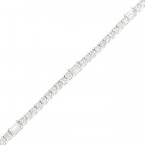 【新品】K18WG ダイヤモンド ブレスレット 2.00CT