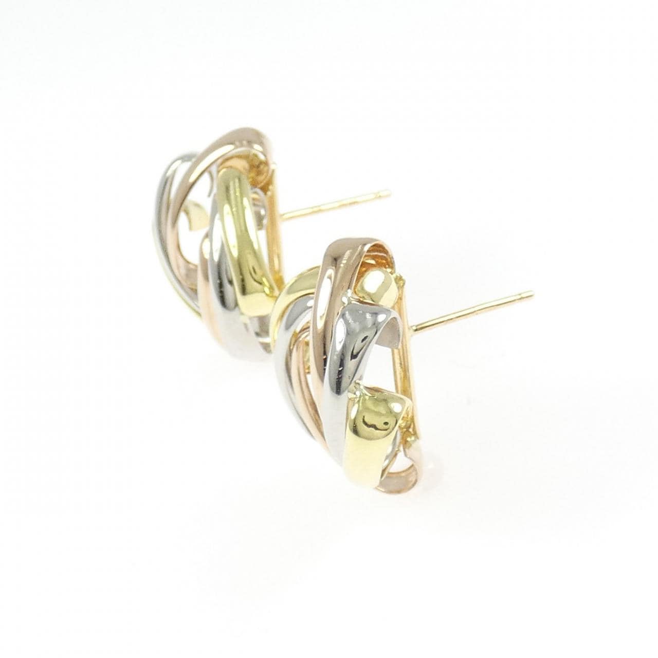 [新品] K18YG/PT900/K18PG 耳环