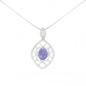 K18WG タンザナイト ネックレス 3.22CT