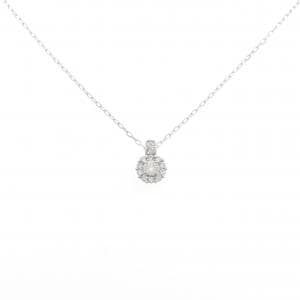K18WG ダイヤモンド ネックレス 0.11CT