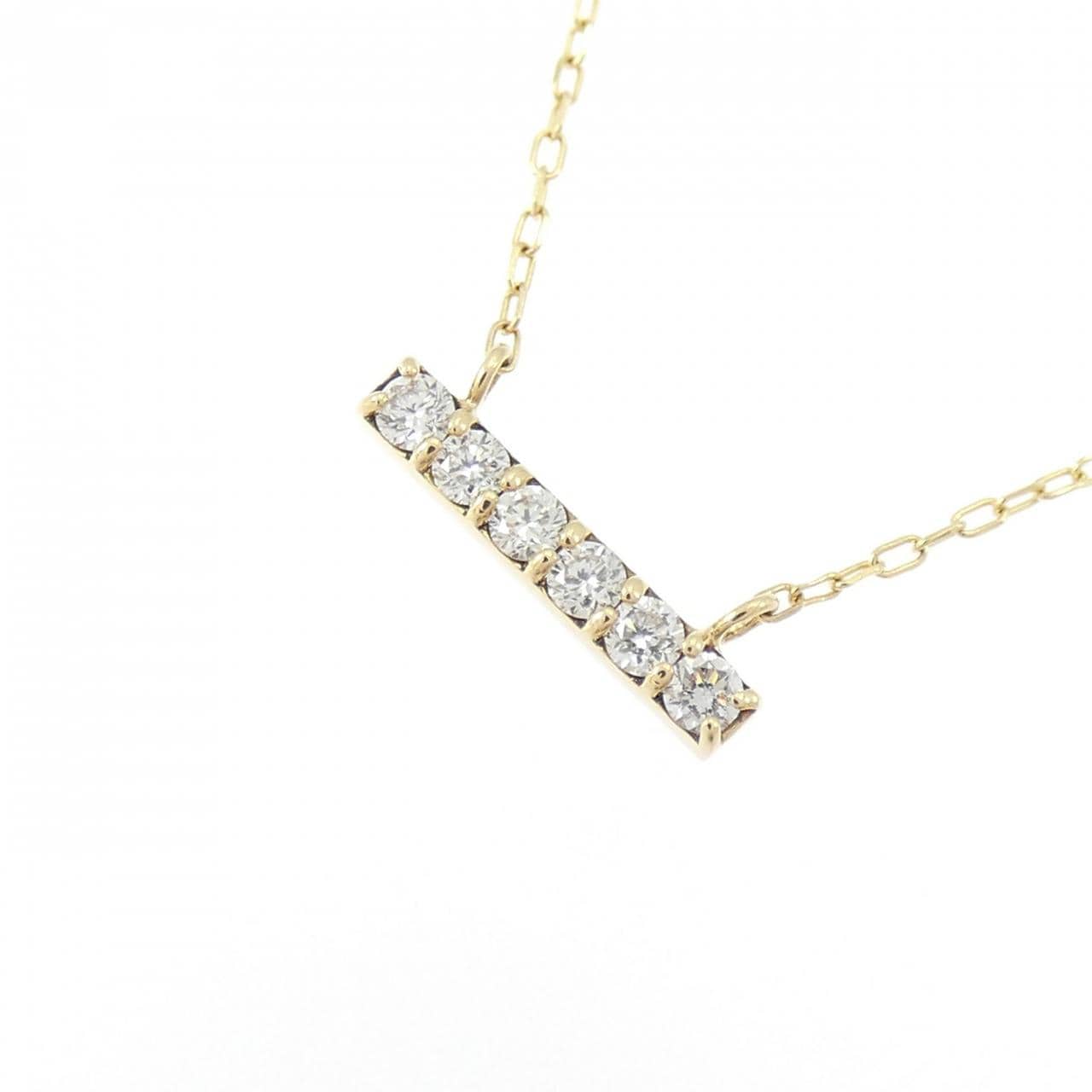 K18YG ダイヤモンド ネックレス 0.10CT