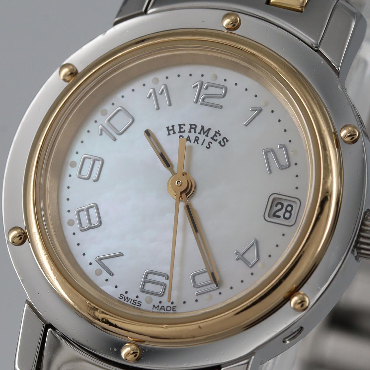 エルメス クリッパーナクレ コンビ CL4.220 SSxGP クォーツ