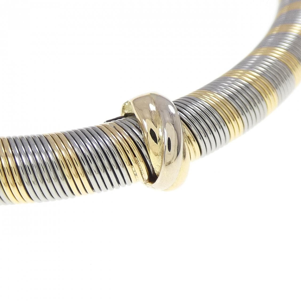 【ヴィンテージ】カルティエ 750YG/ST バングル