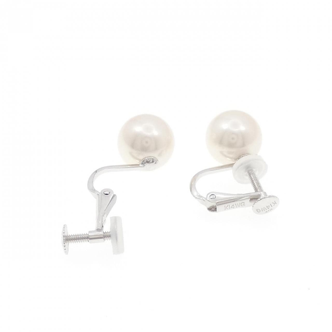 K14WG アコヤパール イヤリング 9.0mm