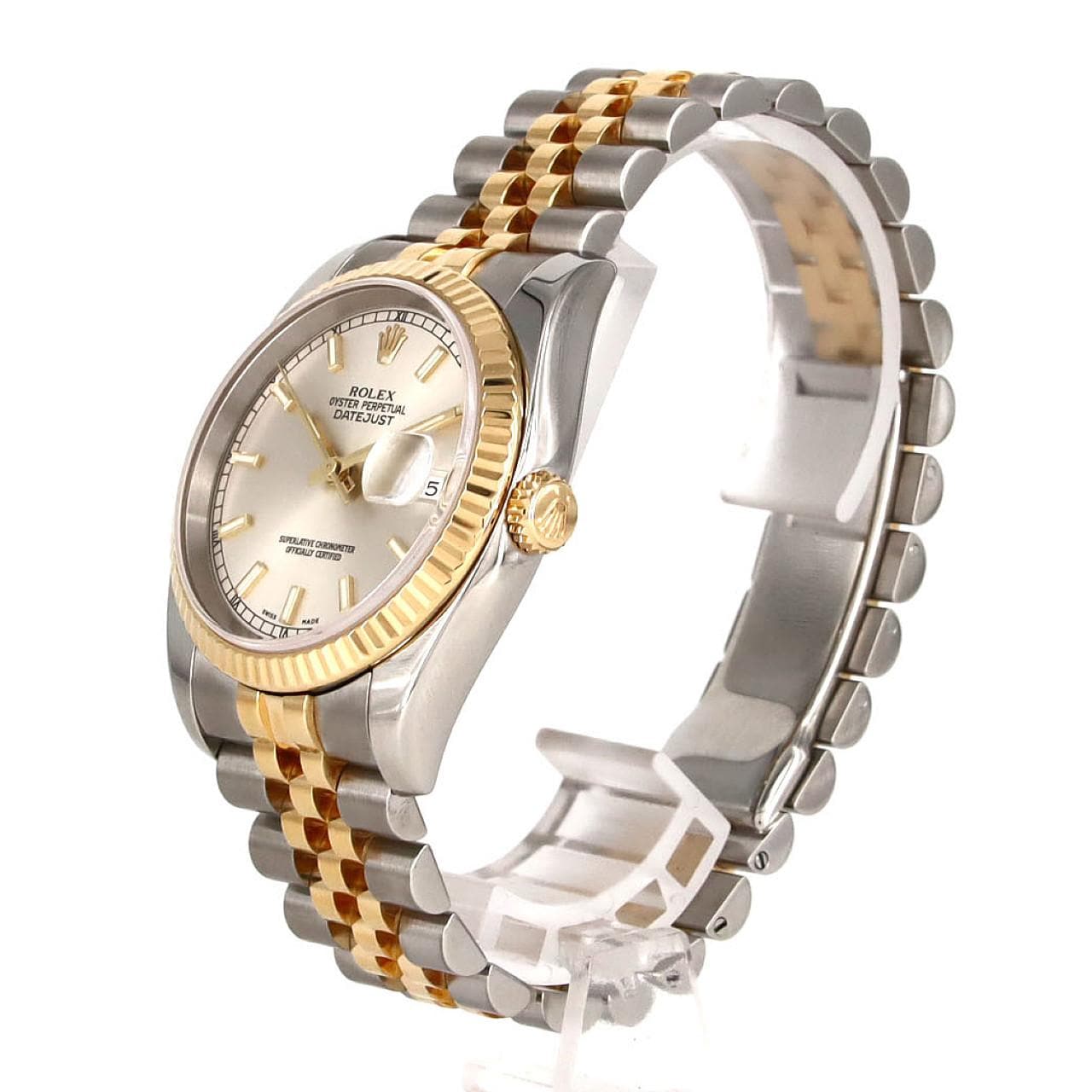 ロレックス デイトジャスト 116233 SSxYG 自動巻 F番