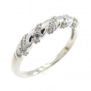 K18WG ダイヤモンド リング 0.15CT