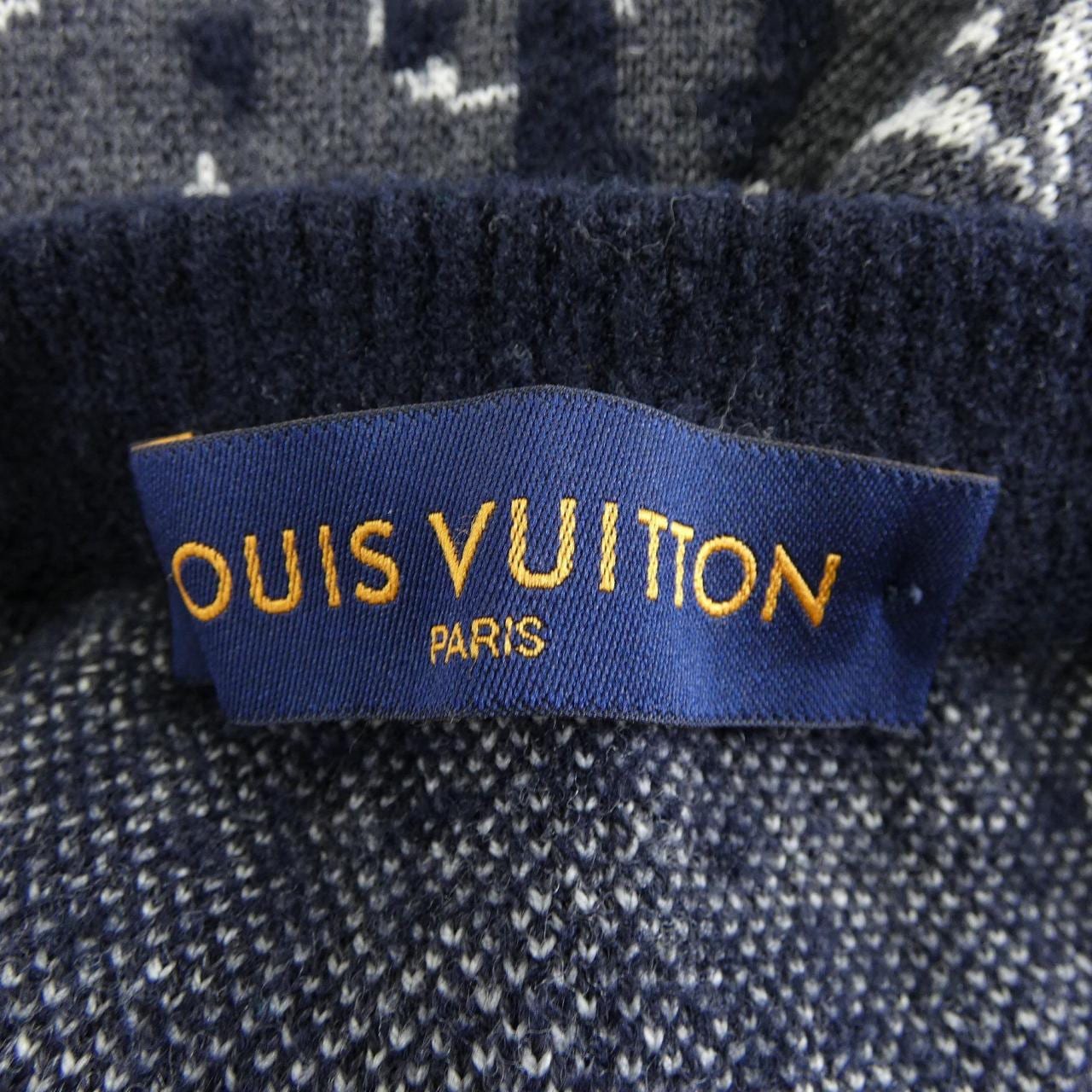 ルイヴィトン LOUIS VUITTON ディストレストモノグラムクルーネック HKN03WZMB ニット