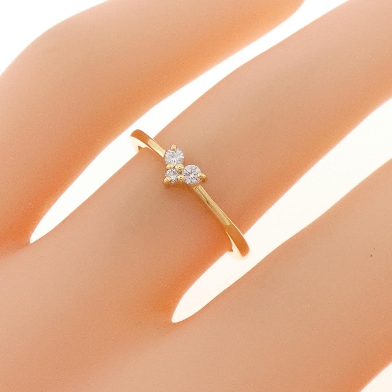 エテ ハート ダイヤモンド リング 0.07CT