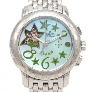 【ノーメンテナンス還元価格】ゼニス スターシーオープンエルプリメロクロノグラフ 03.1233.4021 SS 自動巻