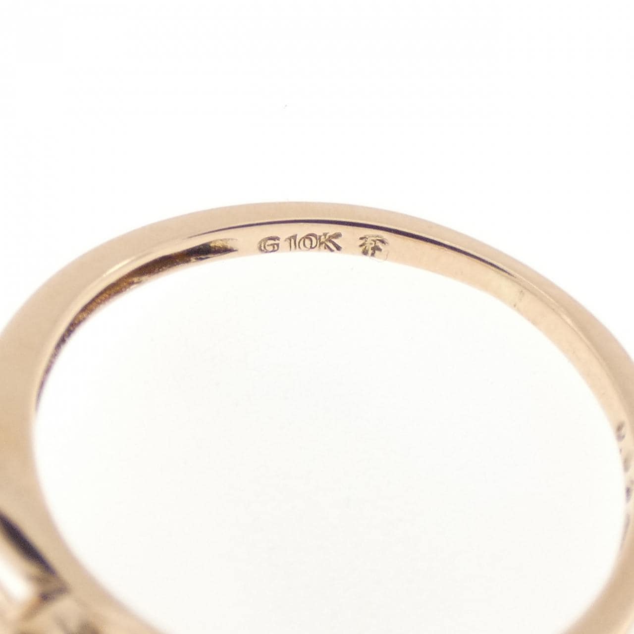 フォリフォリ リボン ダイヤモンド ピンキーリング 0.02CT
