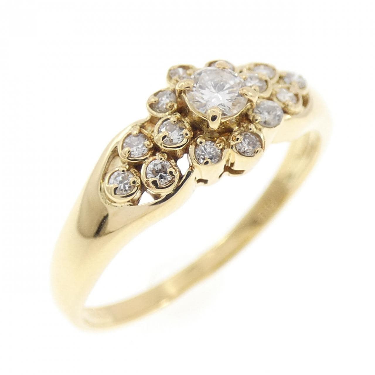 K18YG ダイヤモンド リング 0.20CT