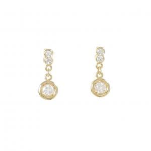 K18YG ダイヤモンド ピアス 0.40CT