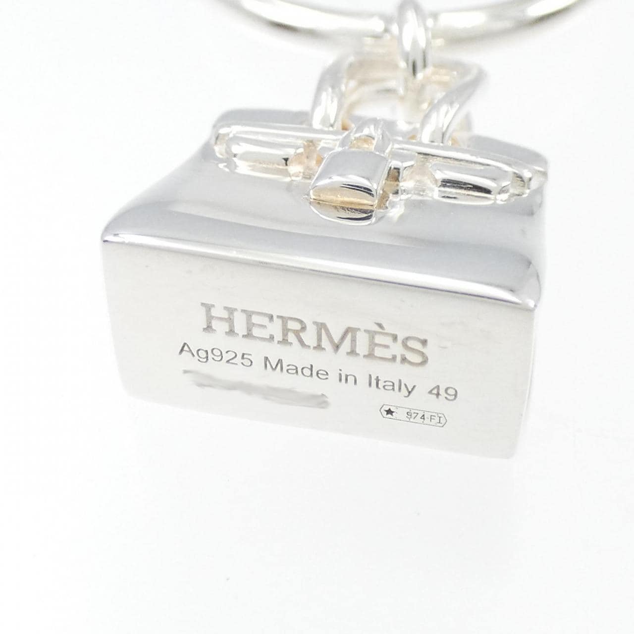 HERMES amulettes柏金包金戒指