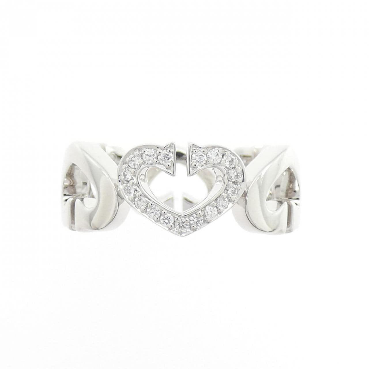 カルティエ Cハート 1P リング