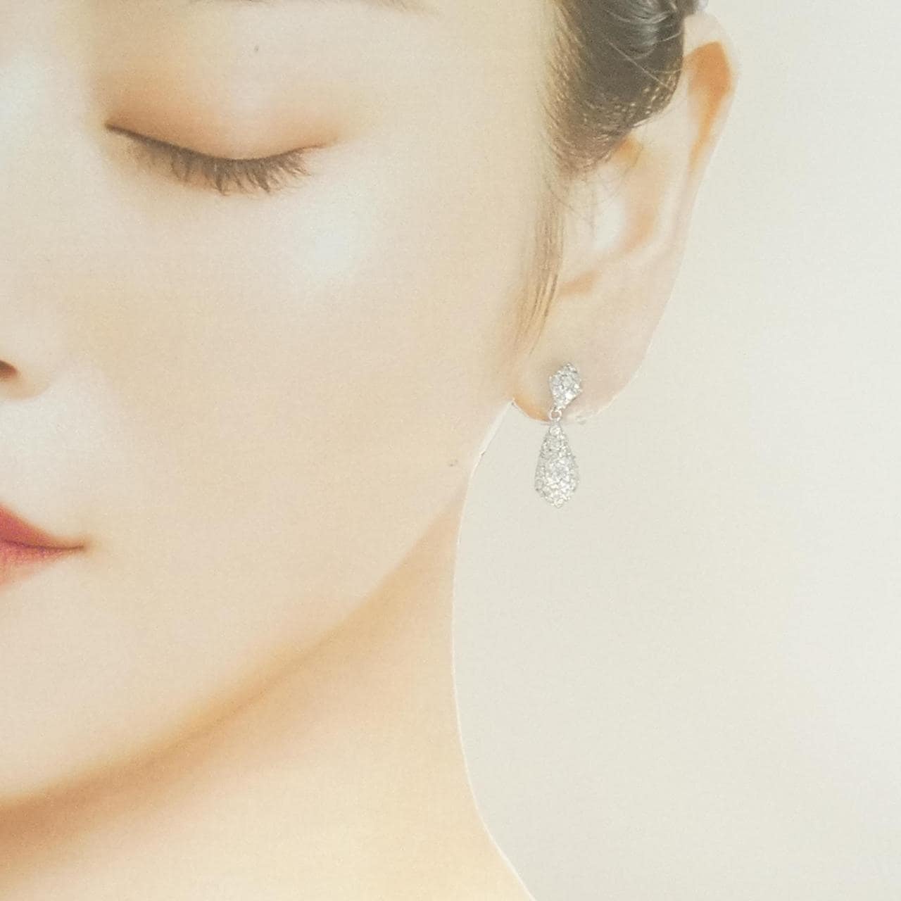 PT900 ダイヤモンド ピアス 1.10CT