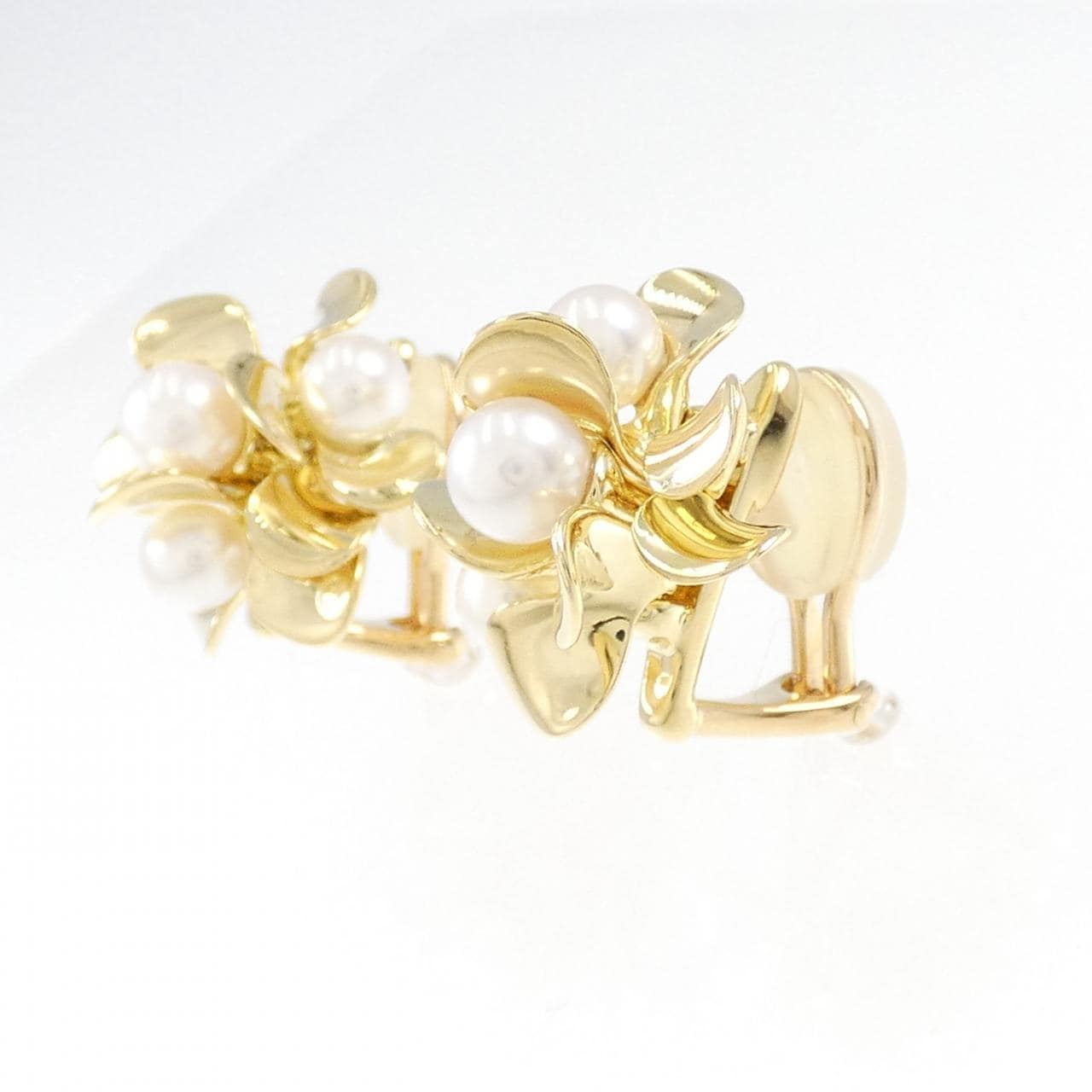 MIKIMOTO Akoya珍珠耳夹