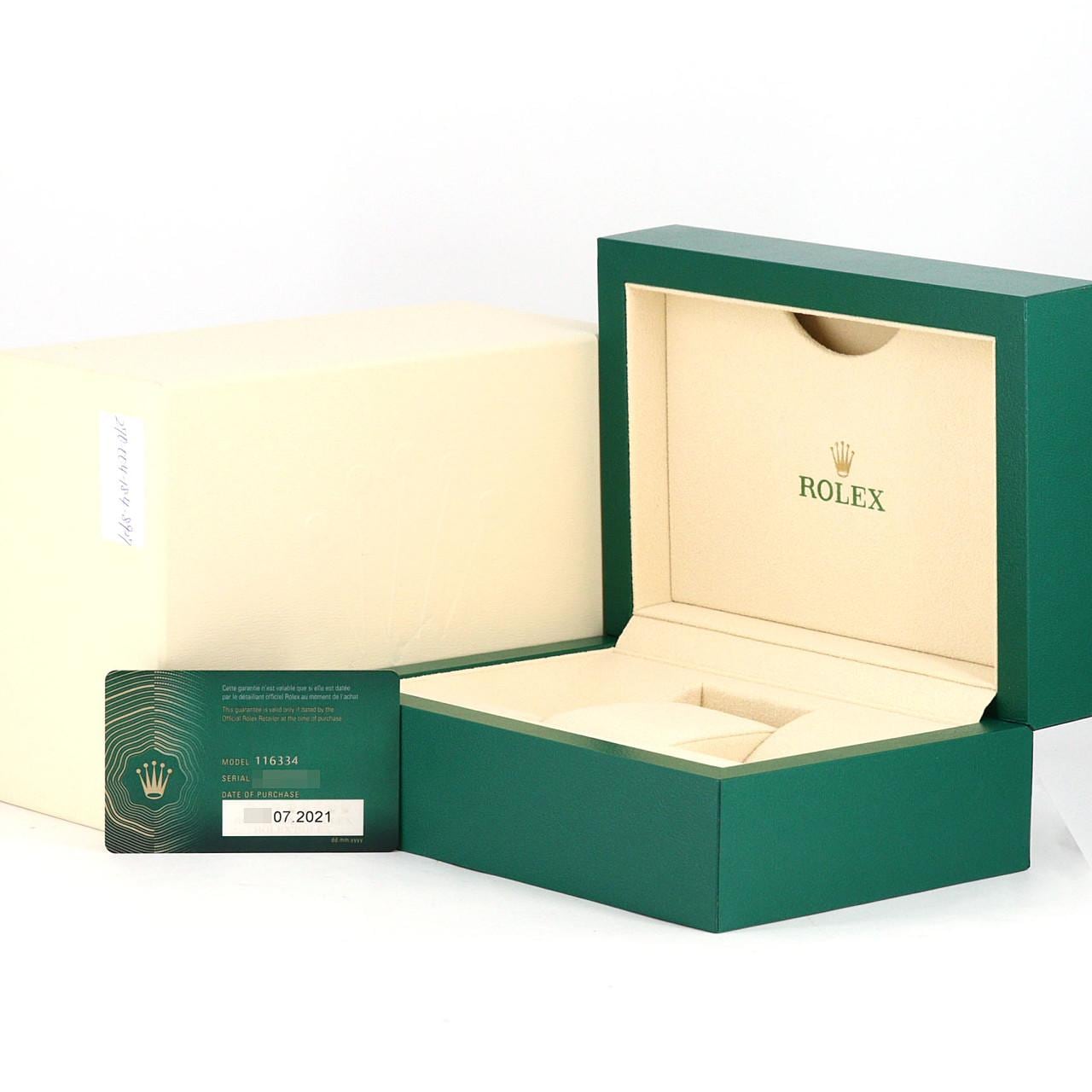 ロレックス デイトジャストⅡ 116334 SSxWG 自動巻 ランダム番