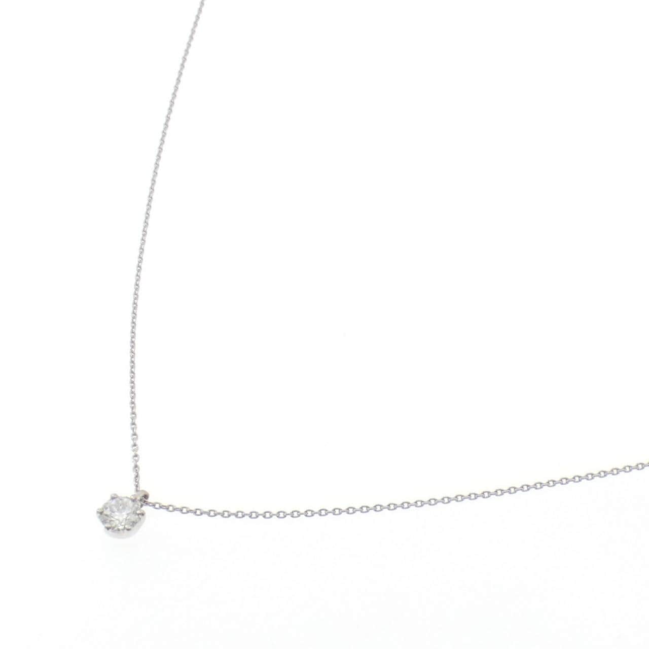 【リメイク】PT900/PT850 ダイヤモンド ネックレス 0.402CT D VVS1 EXT