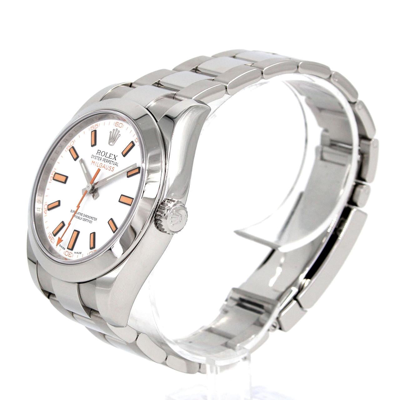 ロレックス ミルガウス 116400 SS 自動巻 V番