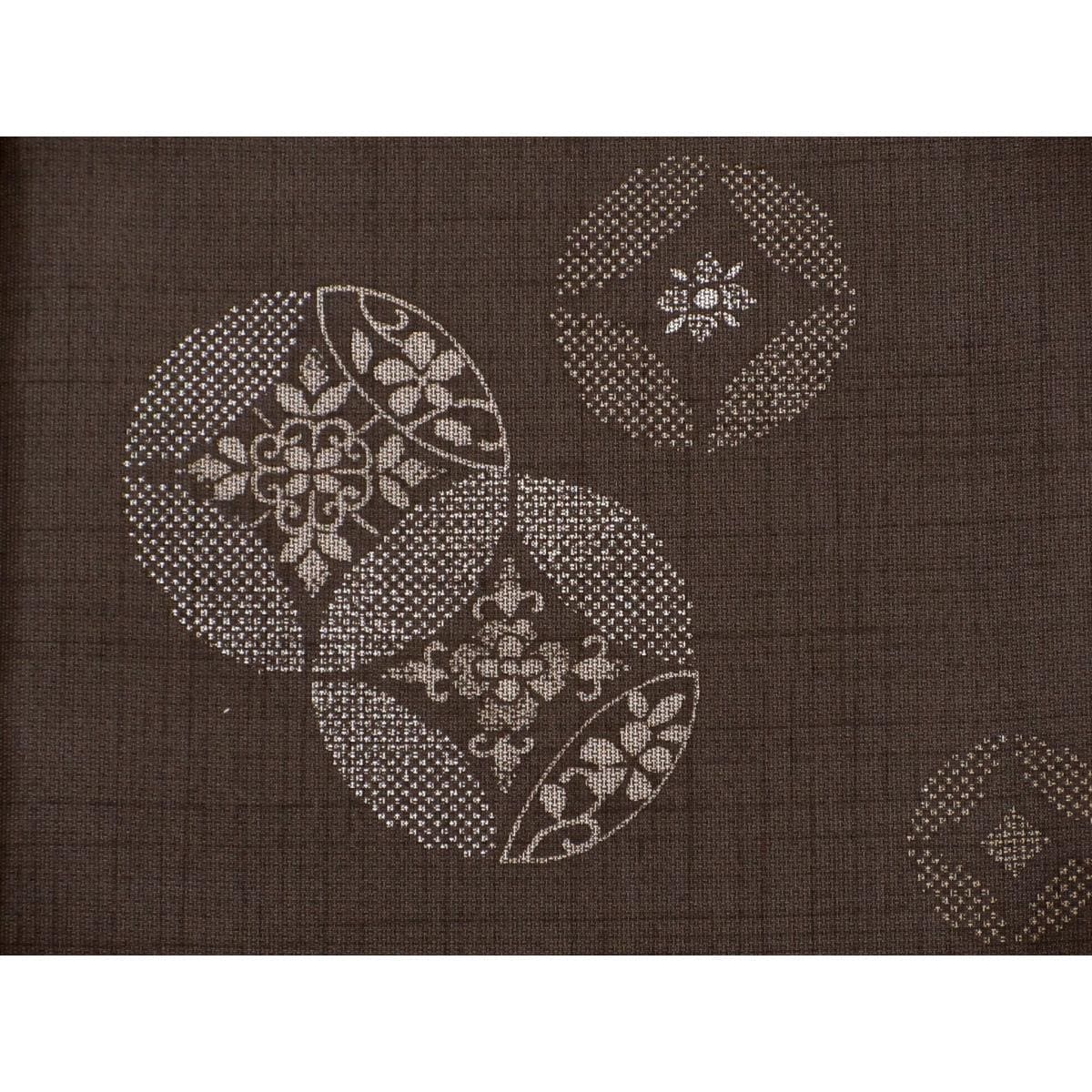 【未使用品】訪問着　身幅Ｌ寸【縞大島紬】