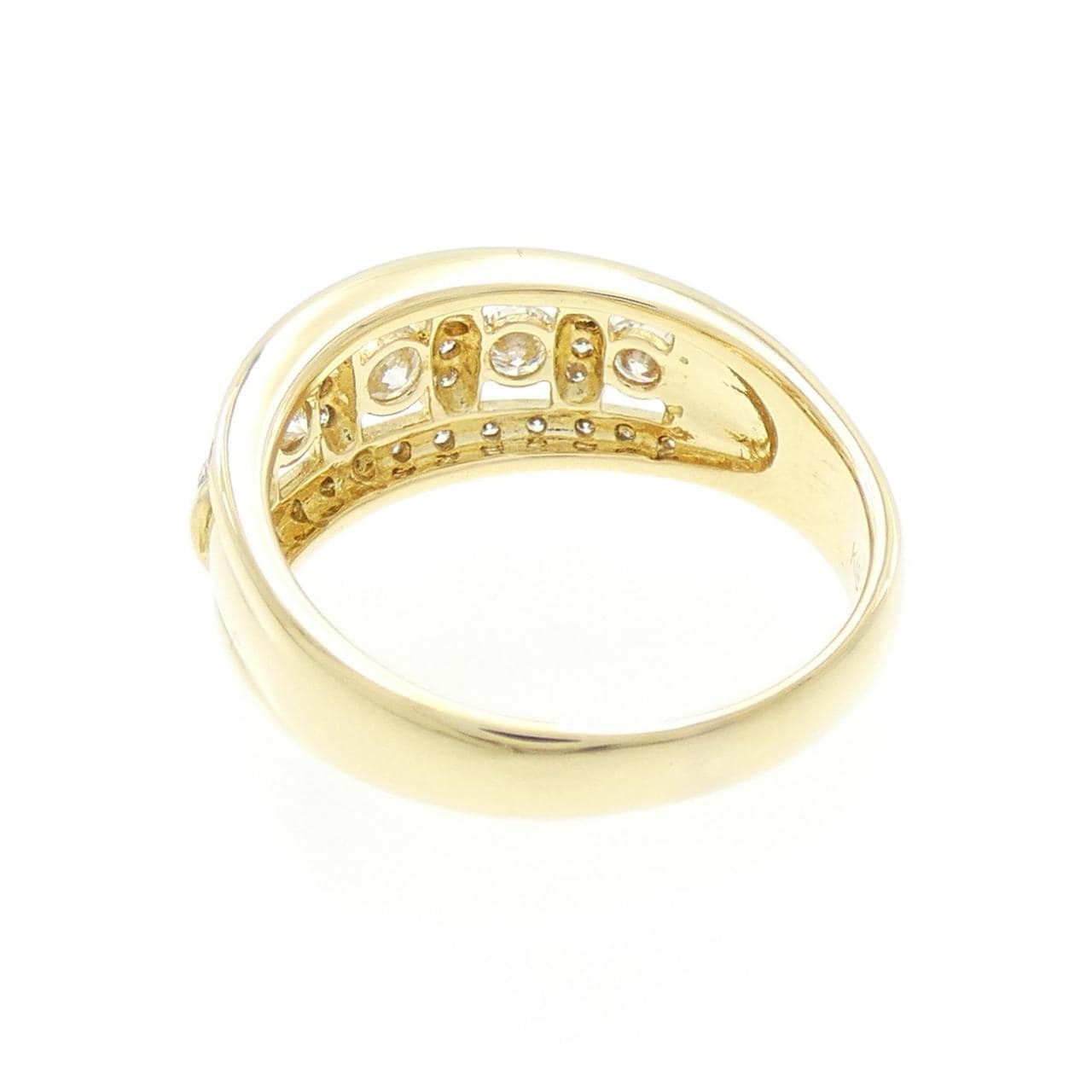 K18YG ダイヤモンド リング 0.75CT