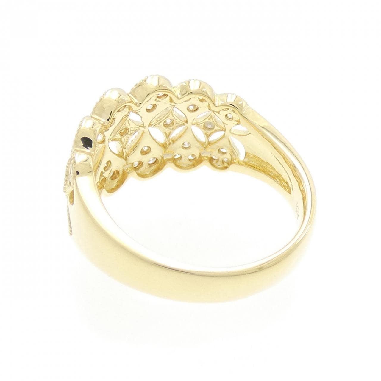 K18YG ダイヤモンド リング 0.38CT