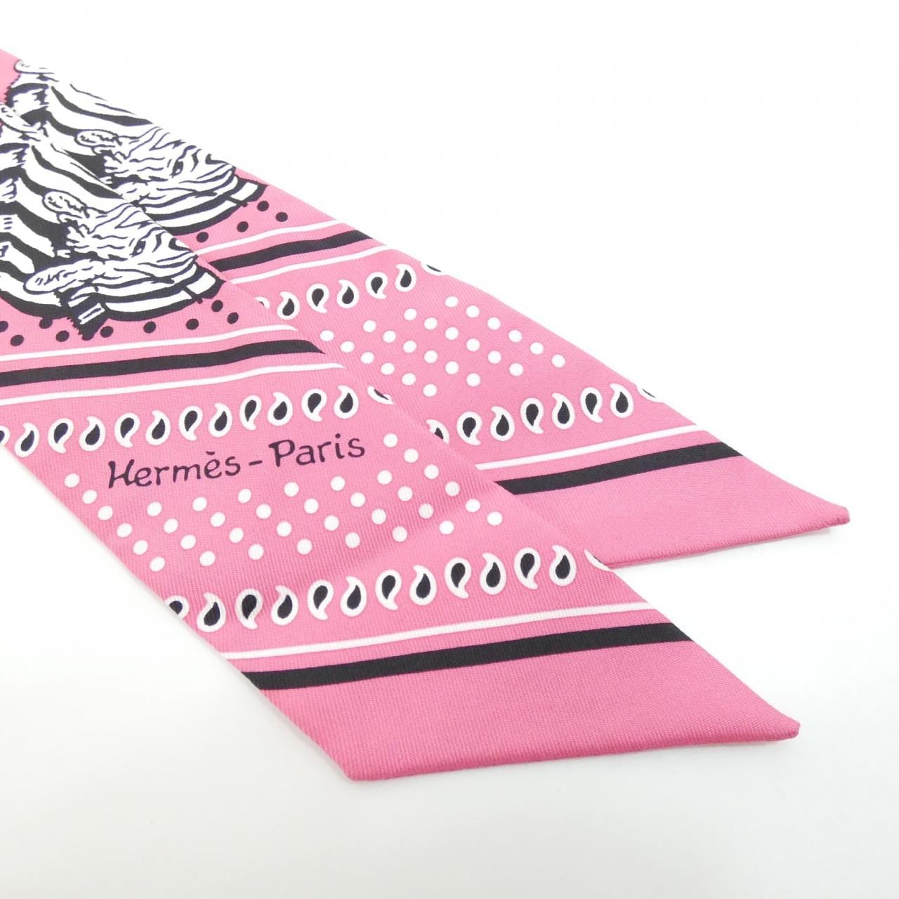 エルメス LES ZEBRES ツイリー 063265S スカーフ