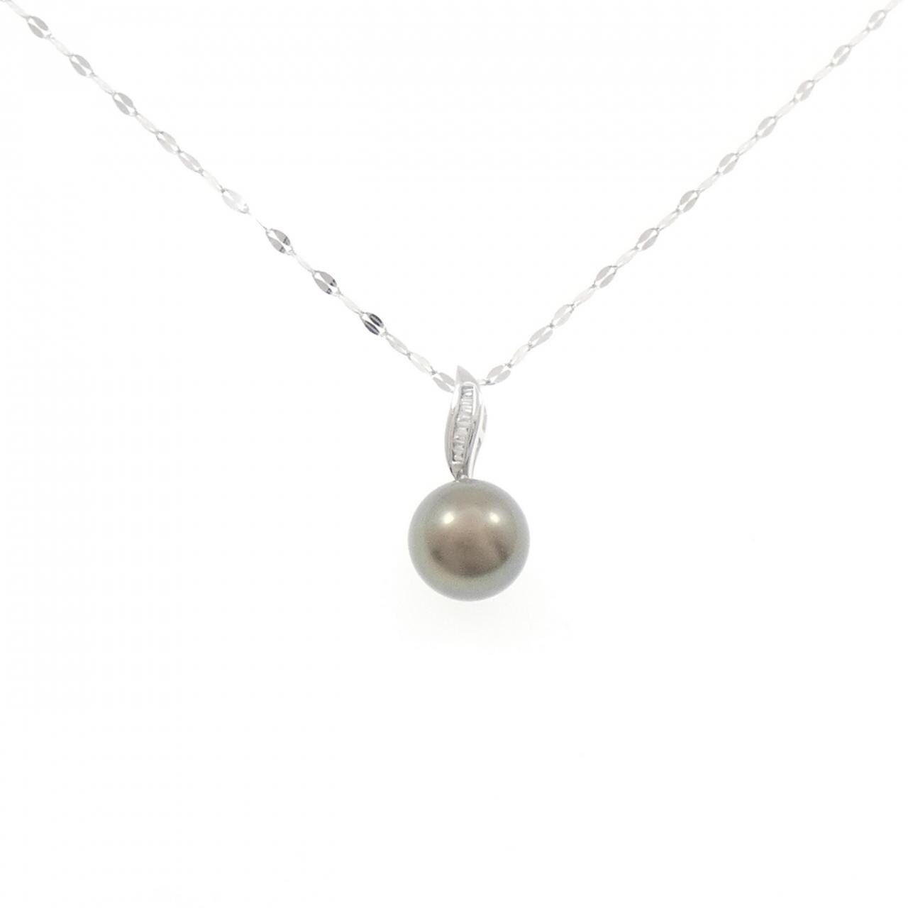 585WG 黒蝶パール ネックレス 10.1mm