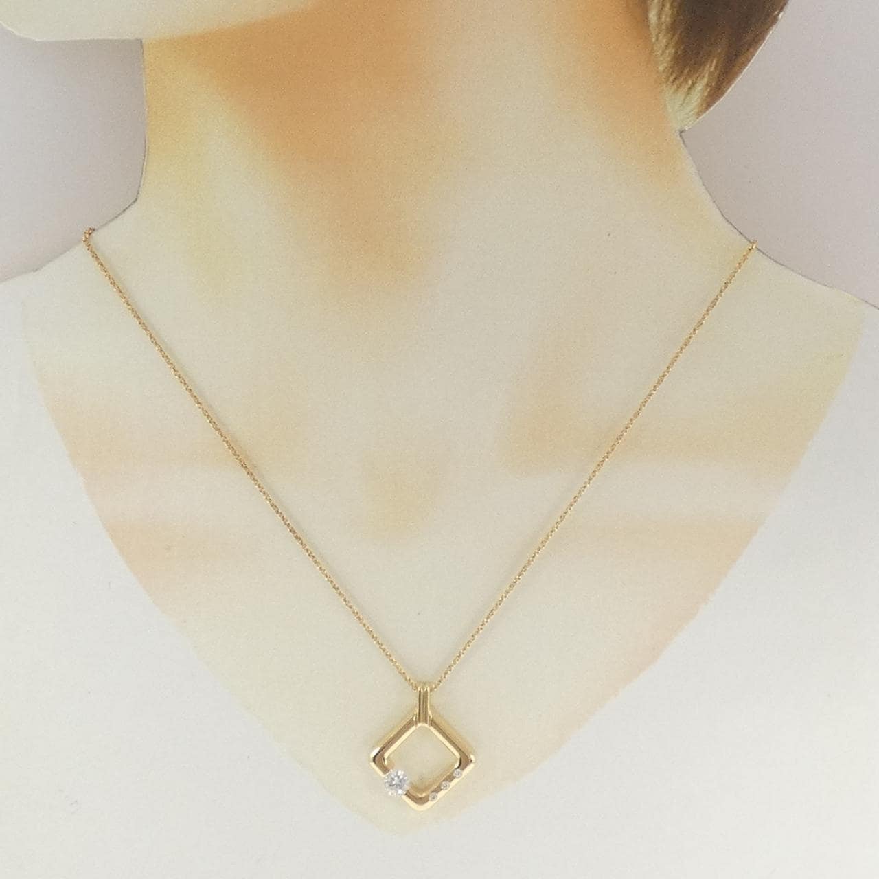K18YG ダイヤモンド ネックレス 0.511CT