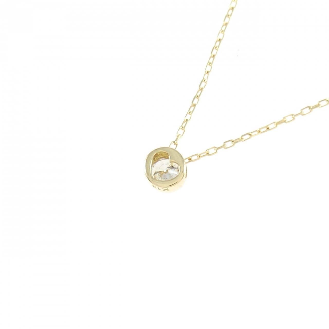 K18YG ダイヤモンド ネックレス 0.15CT