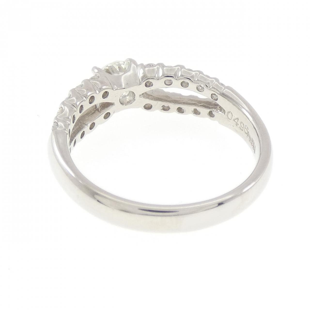 PT900 ダイヤモンド リング 0.496CT H VS2 Good