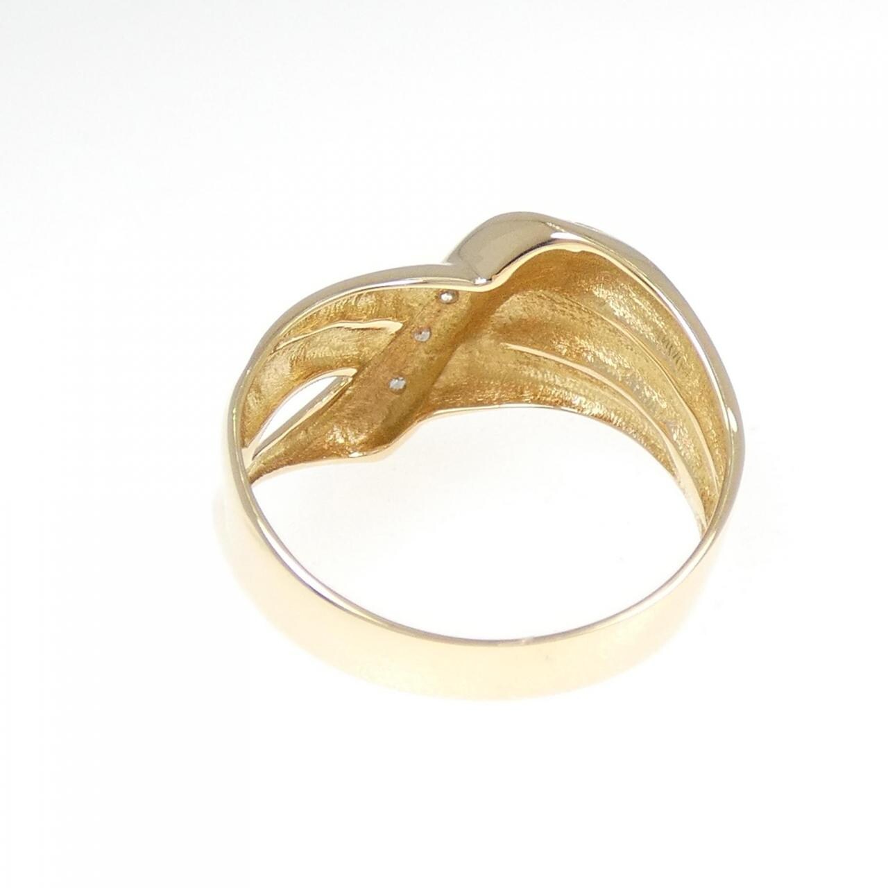 K18YG ダイヤモンド リング 0.05CT