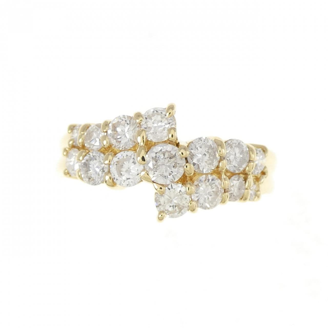 K18YG ダイヤモンド リング 1.03CT