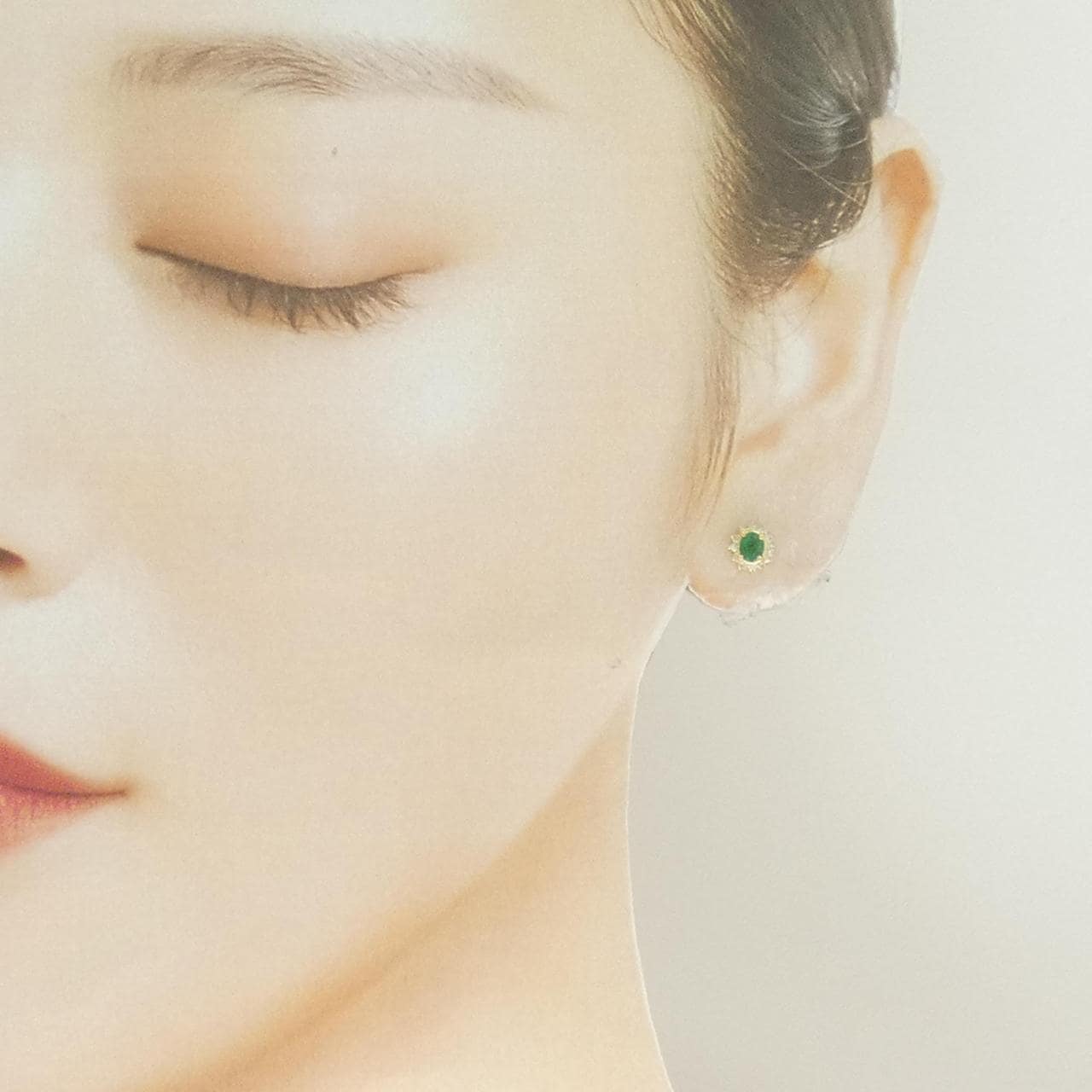 K18YG エメラルド ピアス