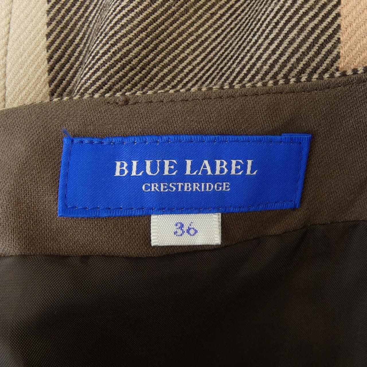 ブルーレーベルクレストブリッジ BLUE LABEL CRESTBRIDGE 55J12-261-56 ワンピース