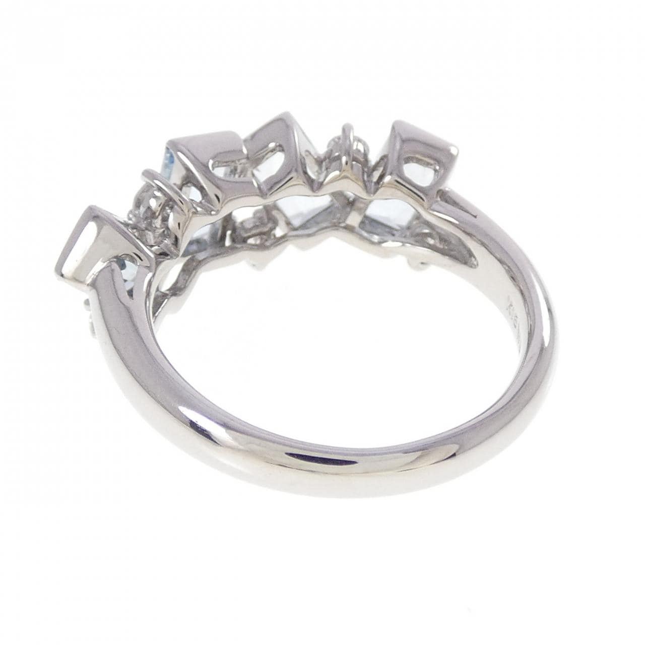 K18WG アクアマリン リング 1.50CT