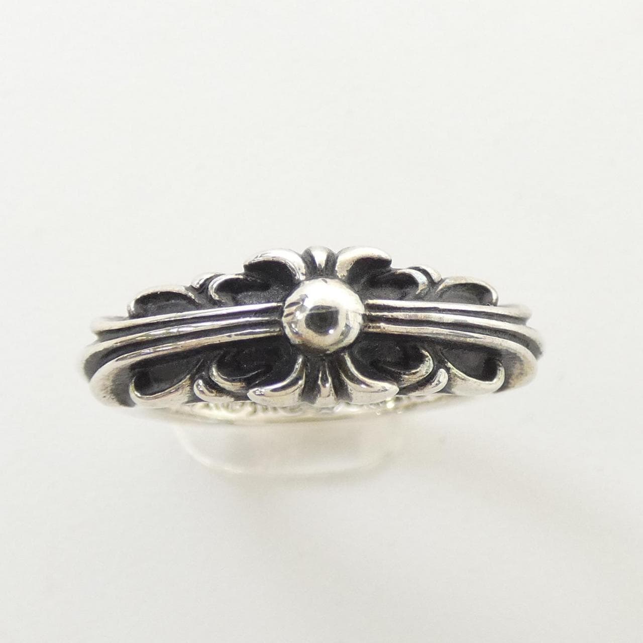 クロムハーツ CHROME HEARTS BABY CLSC FLORAL CRS ベイビークラシックフローラルクロス 207146023SLVXXX001 RING