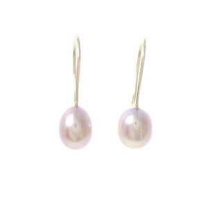 K18YG 淡水パール ピアス