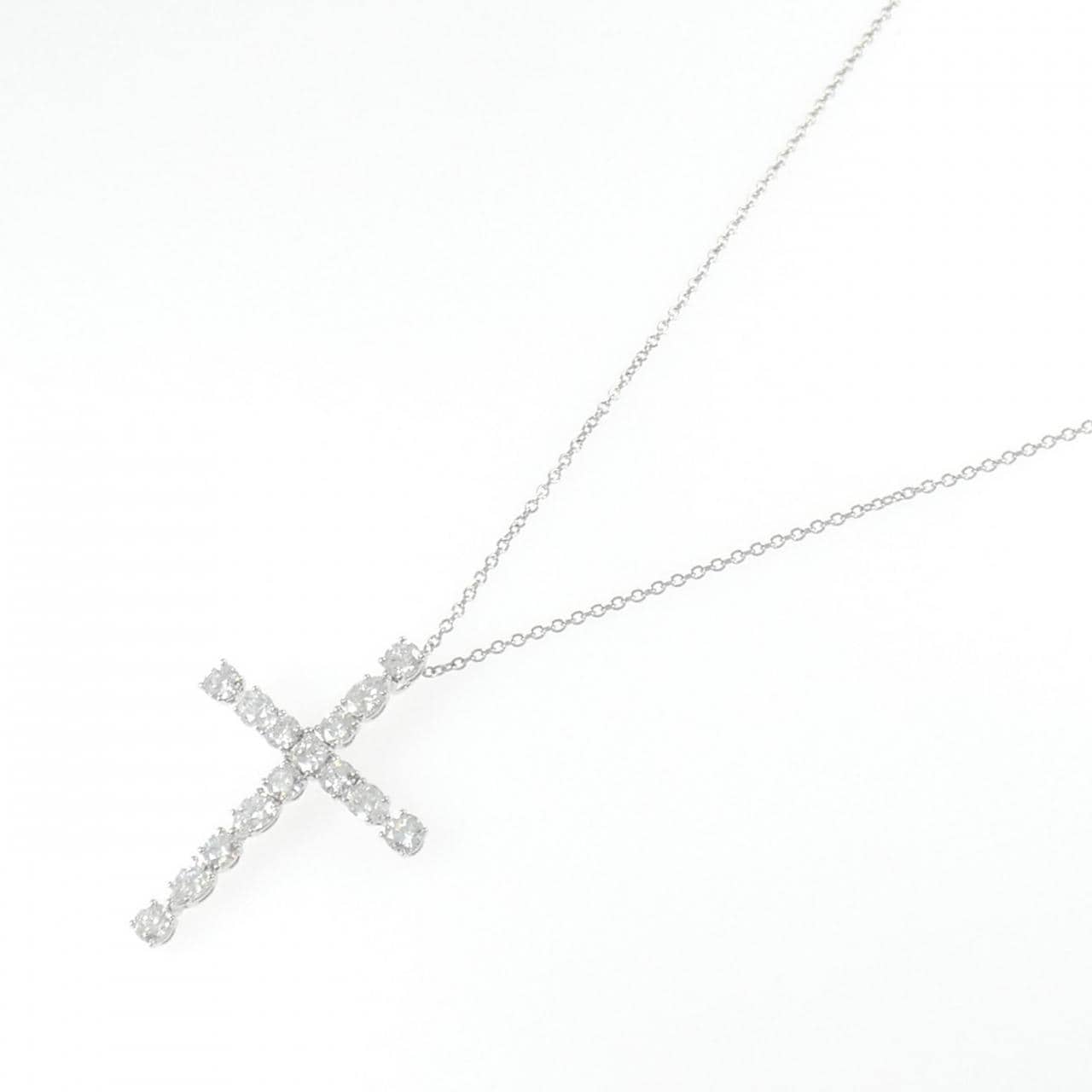 HARRY WINSTON Madonna Cross Small Necklace