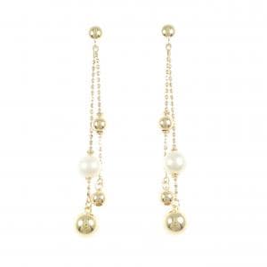 K18YG 淡水パール ピアス