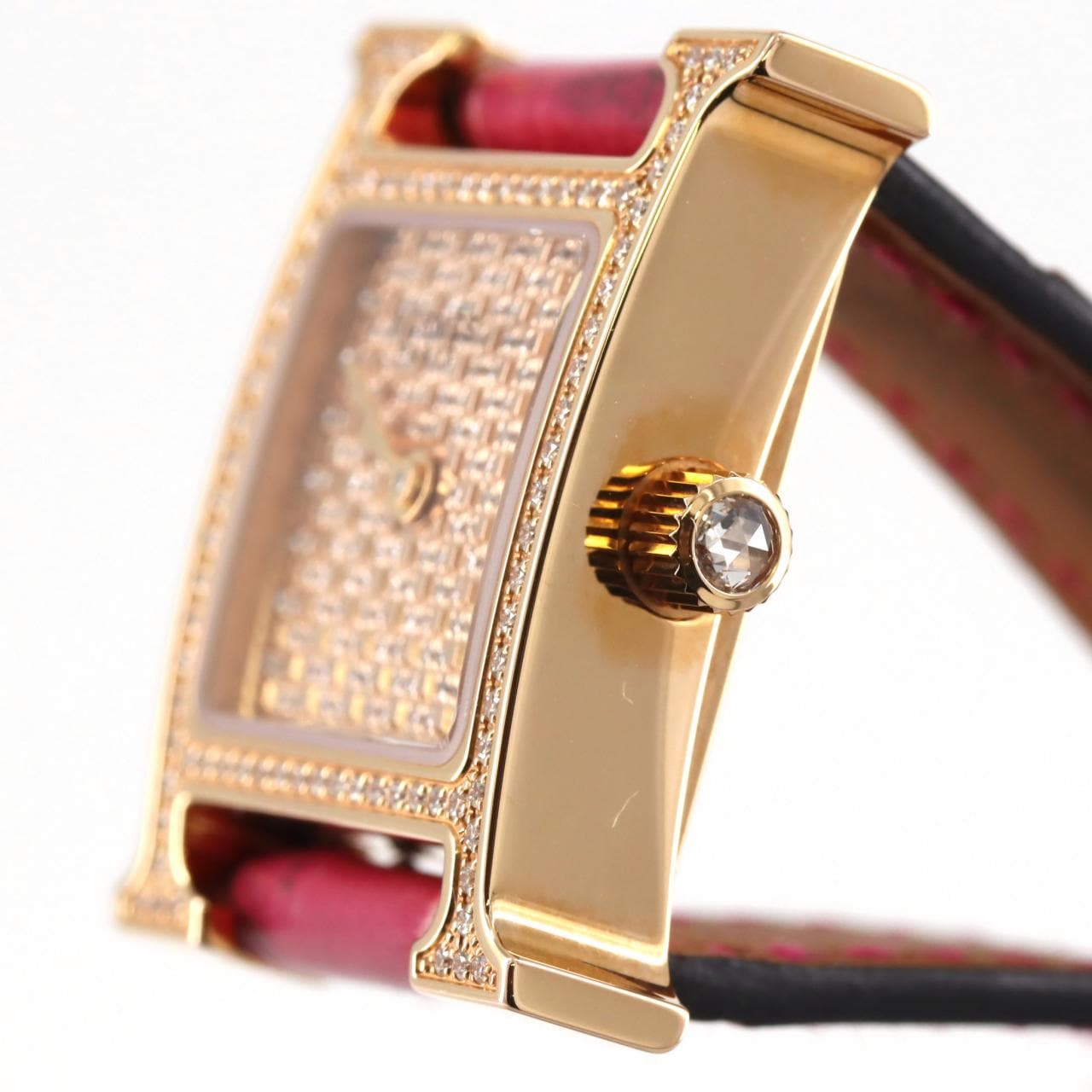 HERMES H Watch PG/D HH1.173 PG/RG Quartz