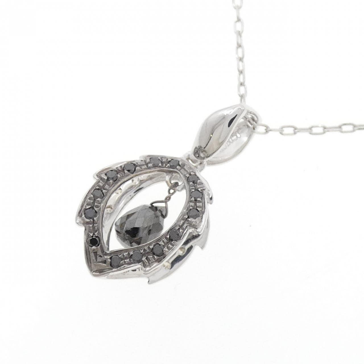 K18WG ダイヤモンド ネックレス 0.50CT