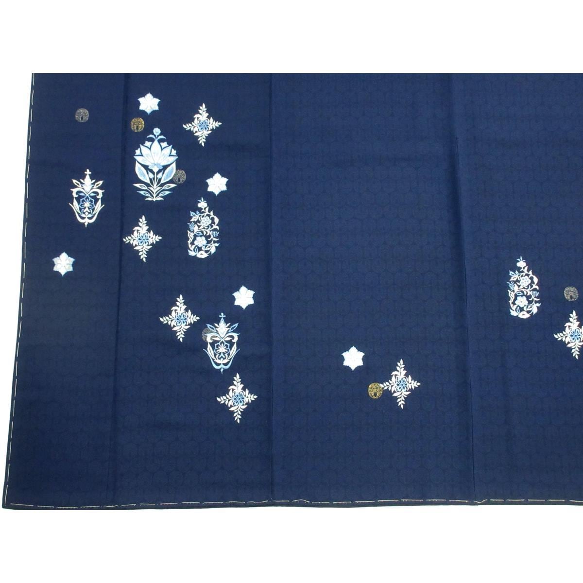 【新品】訪問着　刺繍加工【山口美術織物】