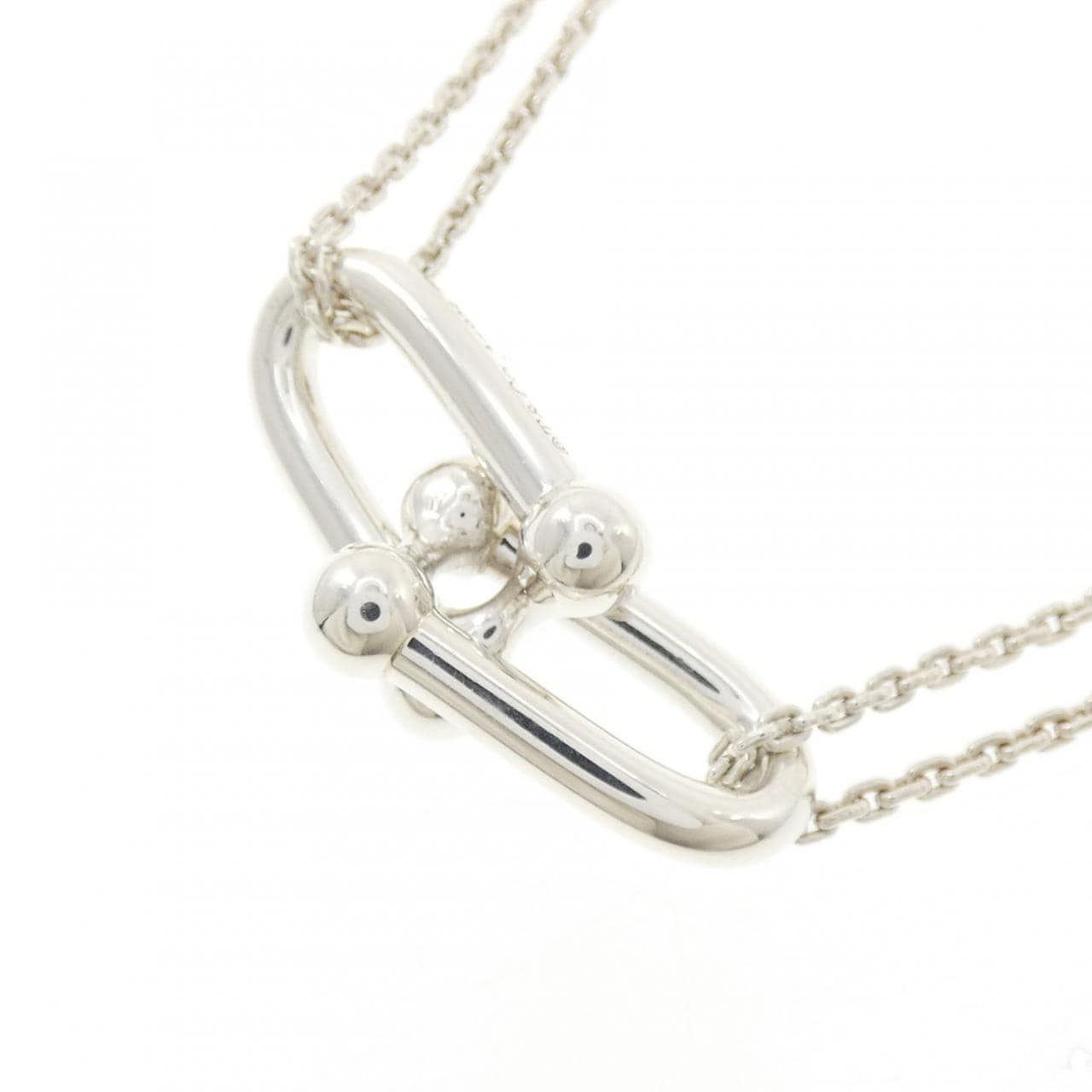 ティファニー ハードウェア ラージ ダブル リンク ネックレス